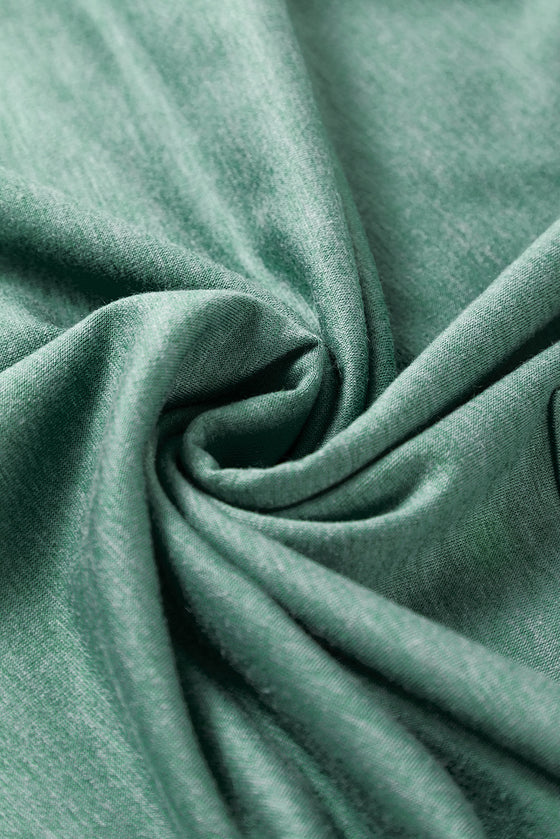 PACK25224973-109-1, Green Sequined Clover Patch Pocket T-shirt