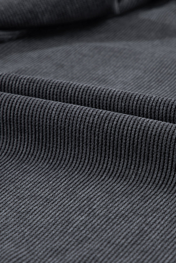 PACK25316982-11-1, Gray Valentine Sequin XOXO Corded Crew Neck Sweatshirt