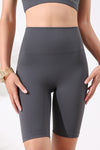 PACK265515-P2011-1, Dark Grey Crisscross Waist Seamless Training Short Leggings