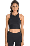 PACK264759-P2-1, Black Sports Racerback Cropped Tank