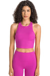 PACK264759-P6-1, Rose Red Sports Racerback Cropped Tank