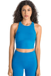 PACK264759-P305-1, Blue Sports Racerback Cropped Tank