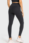 PACK265528-P2-1, Black Side Pockets Seamless Workout Leggings