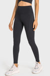 PACK265528-P2-1, Black Side Pockets Seamless Workout Leggings