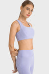 PACK264767-P304-1, Sky Blue Stylish Cutout High Impact Support Yoga Bra