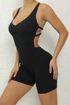 PACK2631197-P2-1, Black Crisscross Backless Butt Lifting Yoga Romper