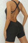 PACK2631197-P2-1, Black Crisscross Backless Butt Lifting Yoga Romper