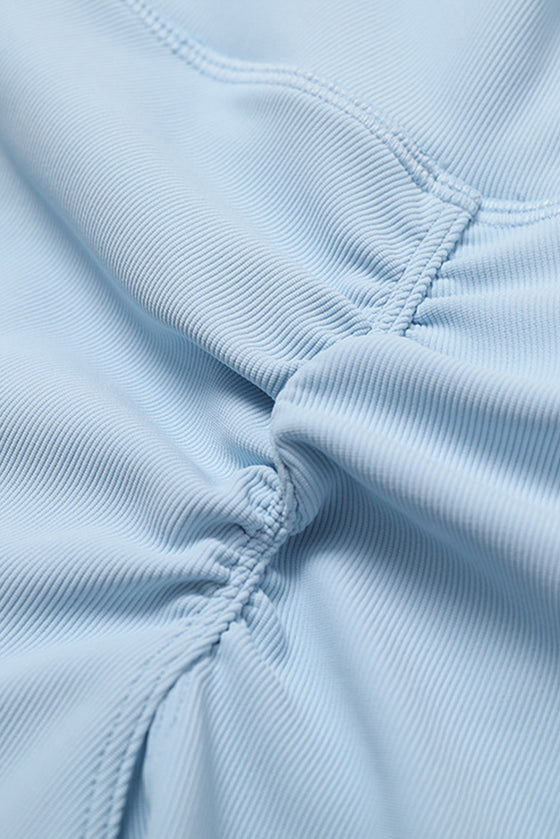 PACK2611633-P804-1, Beau Blue Active Bra and Arched Flare Pants Workout Set