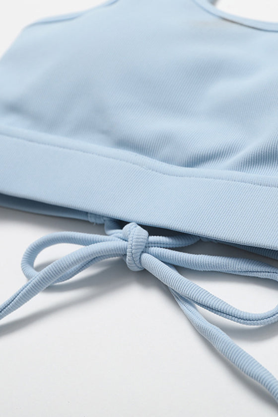 PACK2611634-P804-1, Beau Blue Active Bra and Arched Leggings Active Workout Set