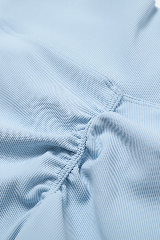 PACK2611634-P804-1, Beau Blue Active Bra and Arched Leggings Active Workout Set