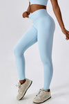 PACK2611636-P804-1, Beau Blue Active Push up Bra and Arched Leggings Workout Set