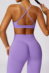 PACK2611638-P208-1, Wisteria Criss Cross Bra and High Waist Flare Pants Active Set