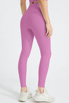 PACK265543-P608-1, Phalaenopsis Exposed Seam Textured Cross Waist Gym Leggings