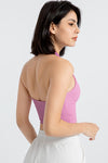 PACK264774-P608-1, Phalaenopsis Sleeveless Halter Neck Active Sports Bra