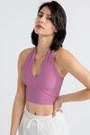 PACK264774-P608-1, Phalaenopsis Sleeveless Halter Neck Active Sports Bra