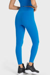 PACK265527-P305-1, Blue Wide Waistband Seamless Ankle Leggings