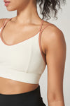 PACK264793-P1-1, White Criss Cross Strappy Push up Active Sports Bra