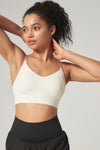 PACK264793-P1-1, White Criss Cross Strappy Push up Active Sports Bra