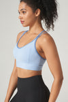 PACK264793-P304-1, Sky Blue Criss Cross Strappy Push up Active Sports Bra