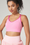 PACK264793-P3010-1, Bonbon Criss Cross Strappy Push up Active Sports Bra