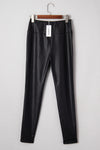 LA Society Black Faux Leather Skinny Leggings