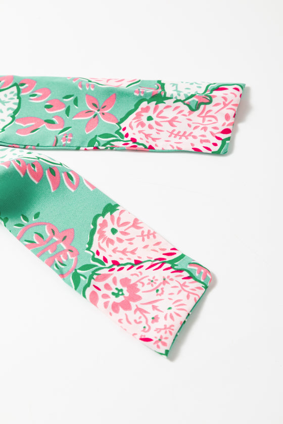 Boho Paisley Print Flowy Wide Leg Pants