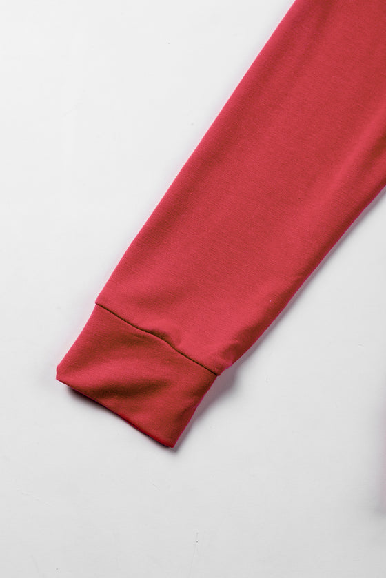 Chenille MERRY Christmas Raglan Sleeve Sweatshirt