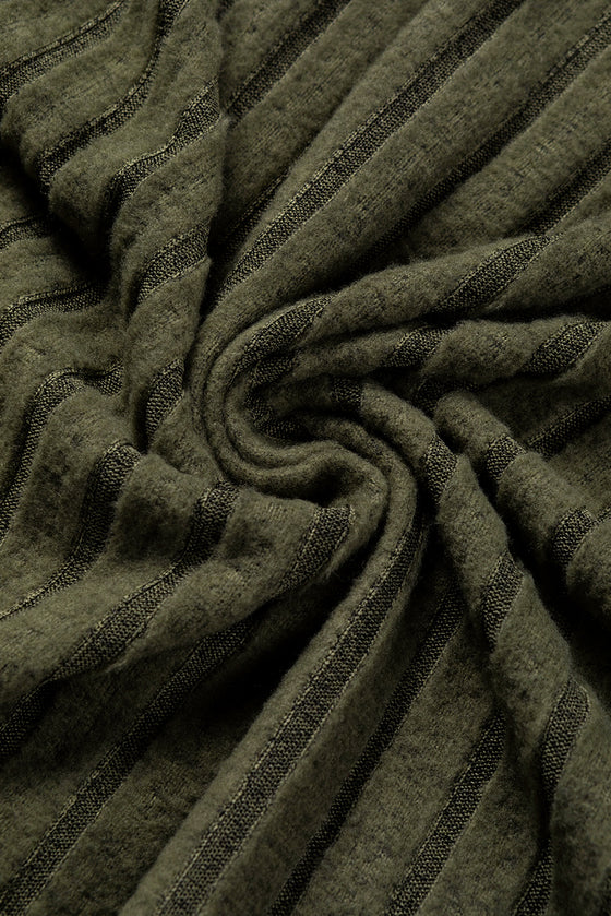 Ribbed Knit Long Sleeve Top