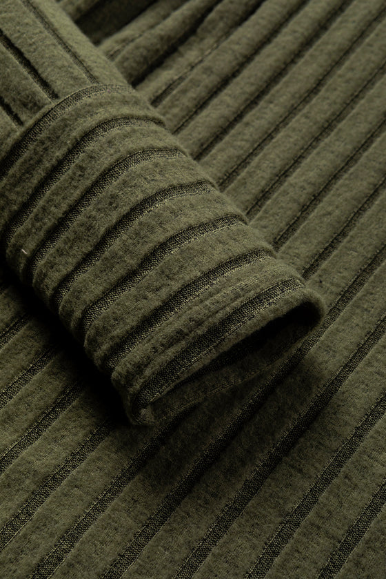 Ribbed Knit Long Sleeve Top