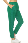 Green Half Zip Sweatshirt And Sweatpants Sports Set