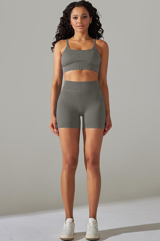 Bodycon Ankle-length Two Piece Yoga Set
