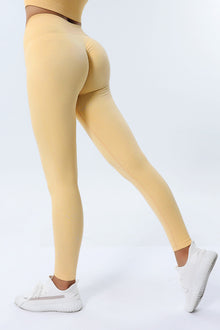  Khaki Tummy Control High Waist Yoga Pants