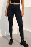 Black Tummy Control High Waist Yoga Pants