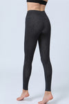 Black Leopard Print High Waist Active Leggings