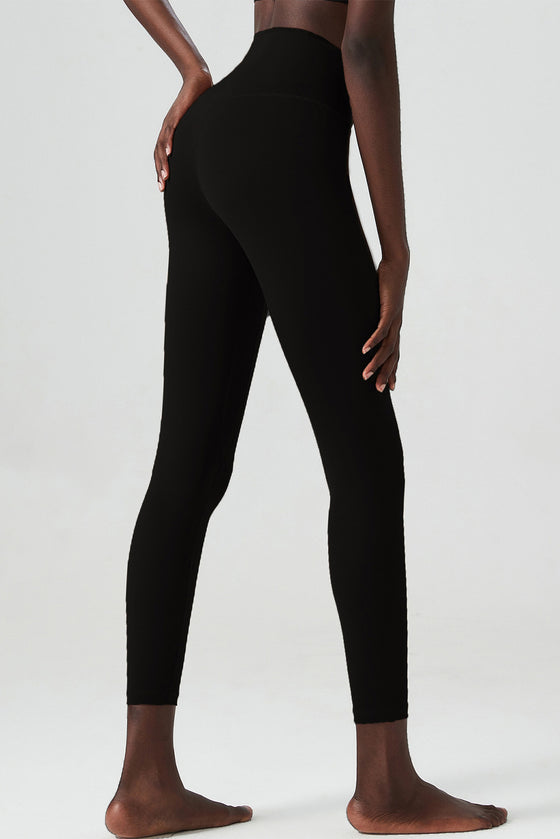 Black Seamless High Waist Active Leggings