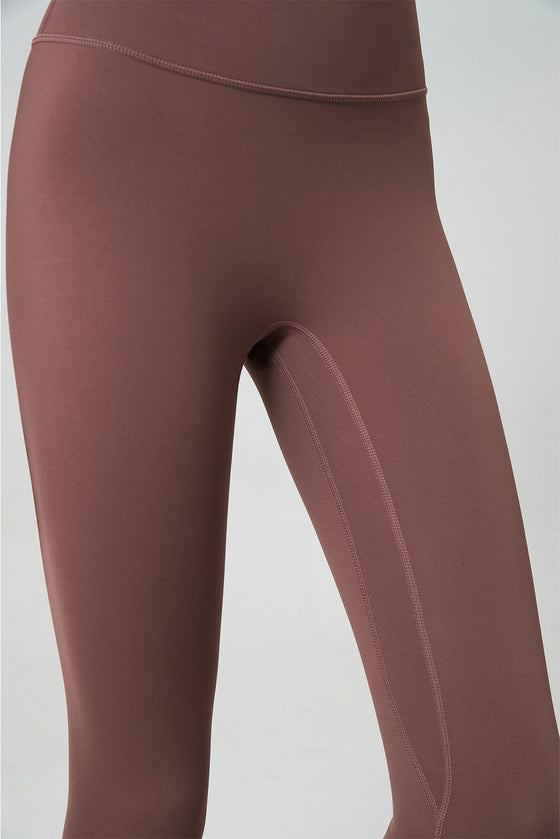 Rose Tan Seamless High Waist Active Leggings